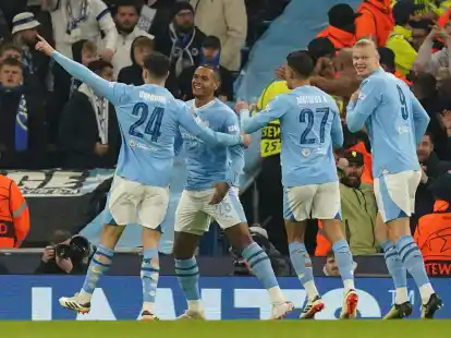 Manchester City holte sich auch im R&uuml;ckspiel gegen Kopenhagen einen 3:1-Sieg.