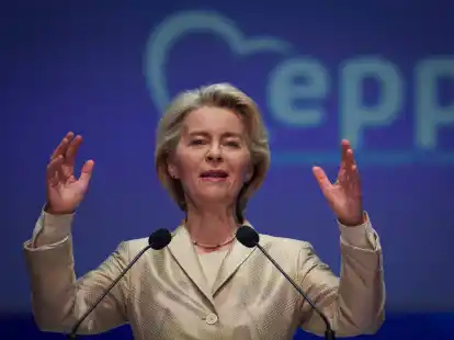 &laquo;EVP steht f&uuml;r Europa, f&uuml;r ein starkes, sicheres, friedliches, wohlhabendes, demokratisches und geeintes Europa&raquo;:&nbsp;Ursula von der Leyen.