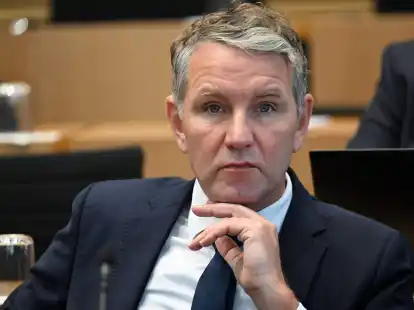 Bj&ouml;rn H&ouml;cke soll im Dezember in Gera bei einer Versammlung den Spruch &laquo;Alles f&uuml;r Deutschland&raquo; verwendet haben, die verbotene Losung der Sturmabteilung (SA), der paramilit&auml;rischen Kampforganisation der NSDAP.