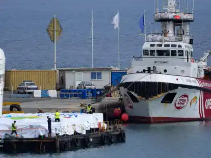 Das Schiff der spanischen Hilfsorganisation &laquo;Open Arms&raquo; soll rund 200 Tonnen Lebensmittel von Zypern nach Gaza bringen.
