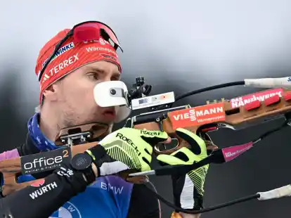 Leistete sich vier Fehler im Stehendschie&szlig;en: Johannes K&uuml;hn.