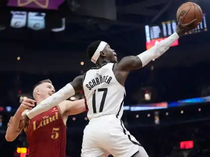 Dennis Schr&ouml;der erzielte 17 Punkte f&uuml;r die Brooklyn Nets.