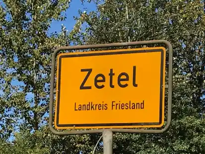 Mehrere Ortsschilder wurden jetzt in Zetel gestohlen.