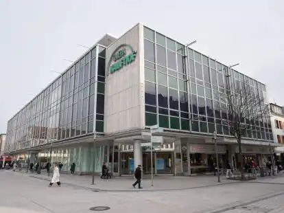 Die geschlossene Galeria-Kaufhof-Filiale im hessischen Hanau.