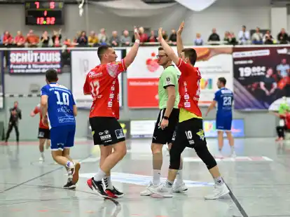 Alt und Jung sollen es gemeinsam richten: Evgeny Vorontsov (links) und Jorit Reshöft wollen in der Sparkassen-Arena auch gegen Fredenbeck punkten.