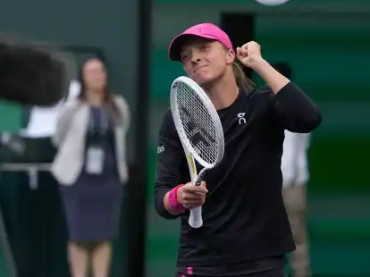 Iga Swiatek steht beim Turnier in Indian Wells im Finale.
