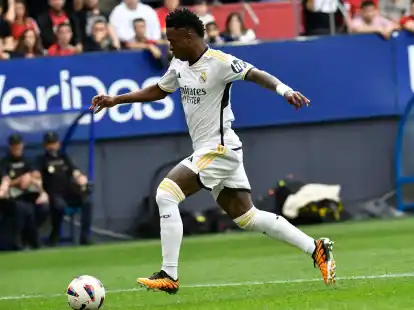 Vin&iacute;cius J&uacute;nior traf doppelt f&uuml;r Real Madrid.