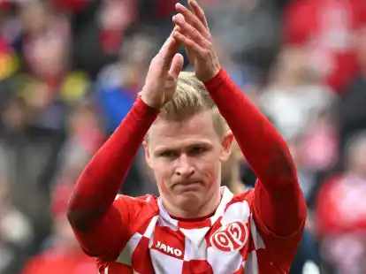 Der Mainzer Jonathan Burkardt traf gegen Bochum doppelt.