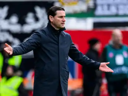 Gladbachs Trainer Gerardo Seoane hofft auf eine erfolgreichere Zukunft.