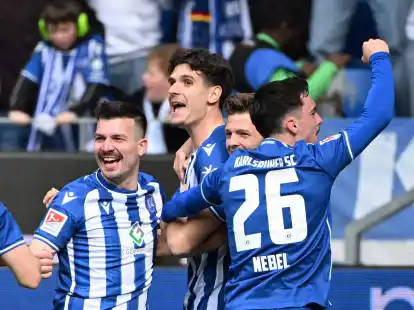 Der Karlsruher SC&nbsp;besiegte die G&auml;ste aus Magdeburg deutlich.