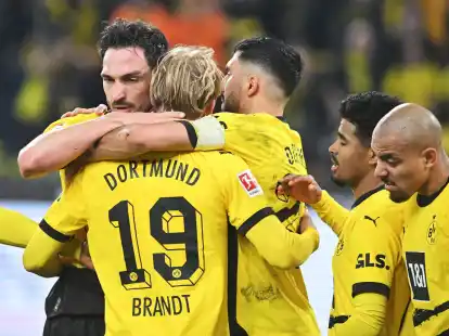 Ein Kopfballtor von Mats Hummels brachte Borussia Dortmund auf die Siegerstra&szlig;e.
