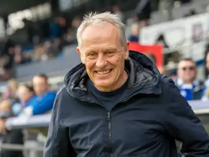 Freiburgs Trainer Christian Streich