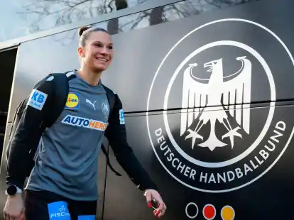 K&auml;mpft mit der Frauen-Auswahl Mitte April um die Olympia-Qualifikation: Deutschlands Julia Behnke.