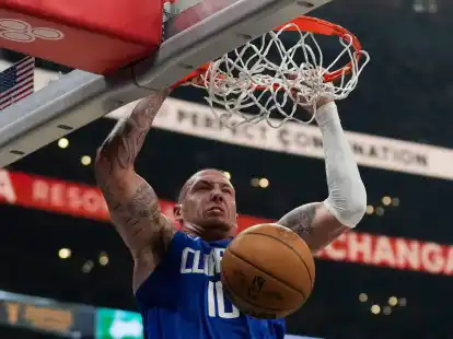 Daniel Theis erzielte zehn Punkte f&uuml;r die Los Angeles Clippers.