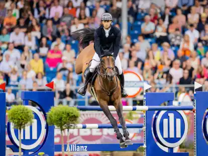 Der deutsche Reiter Richard Vogel erreichte den zehnten Platz beim Nationenpreis-Turnier in Ocala.