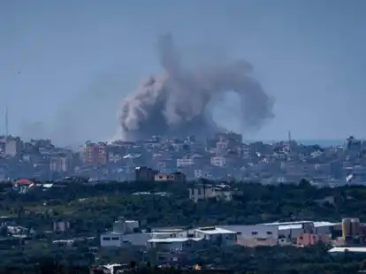 Die Angriffe der israelischen Armee auf den Gazastreifen laufen weiter.