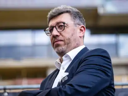 VfB-Pr&auml;sident Claus Vogt schlie&szlig;t einen R&uuml;cktritt aus.