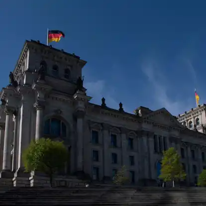 Der Sitz des Bundestages: Das Reichstagsgebäude in Berlin.