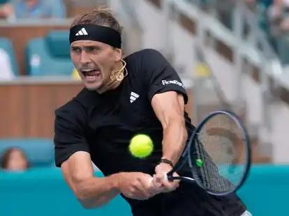 Steht in Miami im Halbfinale: Alexander Zverev.