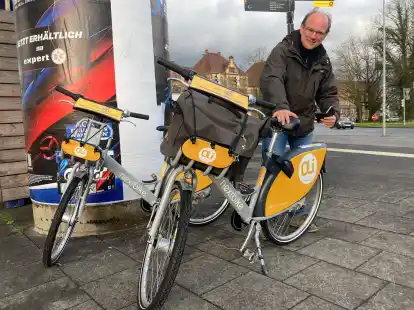 Oli-Bikes kann man sich per App leihen.