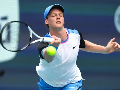 Jannik Sinner deklassierte Daniil Medwedew im Halbfinale von Miami.