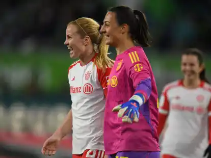 Torh&uuml;terin Maria Luisa Grohs war die M&uuml;nchner Heldin im Pokal-Halbfinale.