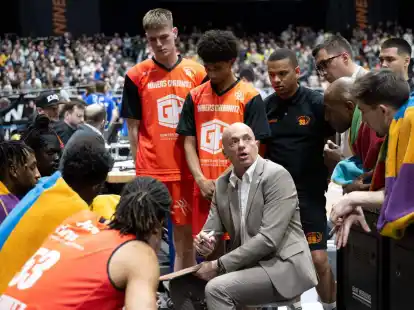 Die Niners Chemnitz stehen trotz einer Heim-Niederlage gegen Bilbao im Europe-Cup-Finale.