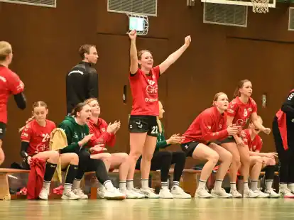 Wollen im letzten Heimspiel der Saison das Lächeln zurückbringen: die Handballerinnen der SG FriPe.