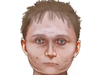 Das Phantombild zu einem der Tatverd&auml;chtigen