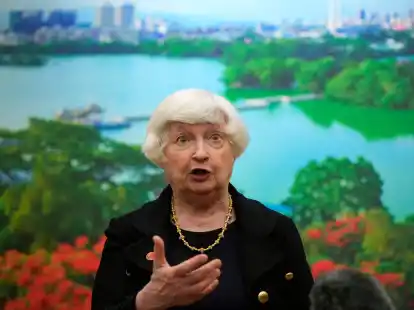 US-Finanzministerin Janet Yellen ist f&uuml;r Gespr&auml;che in China.