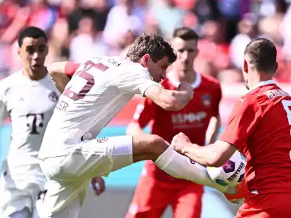 Bayern M&uuml;nchens Thomas M&uuml;ller hat schon das Champions-League-Spiel gegen den FC&nbsp;Arsenal im Blick.