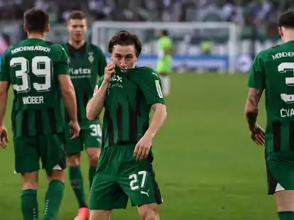 Traf zum Gladbacher 3:1 in Wolfsburg: Rocco Reitz.