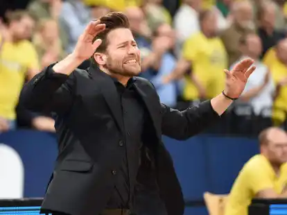 F&uuml;r Trainer Josh King und Ludwigsburg ist die Saison im Europapokal vorbei.