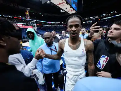 Ja Morant (M) stand in den vergangenen Jahren mehrfach im Mittelpunkt von Ermittlungen.