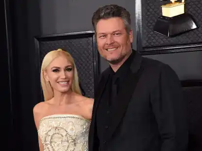 US-S&auml;ngerin Gwen Stefani und Blake Shelton bei der 62. Grammy-Verleihung im Januar 2020 in Los Angeles.