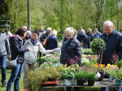 Auf der Landpartie in Wiesmoor werden unter anderem Blumen angeboten.