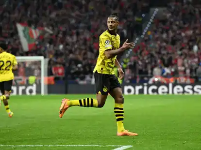 S&eacute;bastien Haller erzielte das einzige Dortmunder Tor des Abends.