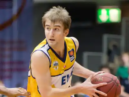 Kevin Smit spielte einst für die EWE Baskets Oldenburg in der Bundesliga (Bild von 2012). Inzwischen ist er in der 2. Liga für die zweite Mannschaft von Rasta Vechta aktiv.