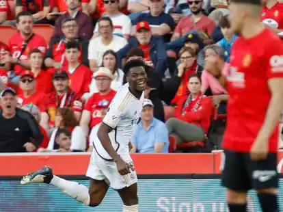 Schoss Real auf Mallorca zum Sieg: Aur&eacute;lien Tchouam&eacute;ni.