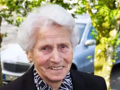 Anna Grade ist gestorben. Das Foto entstand kurz vor ihrem 104. Geburtstag.