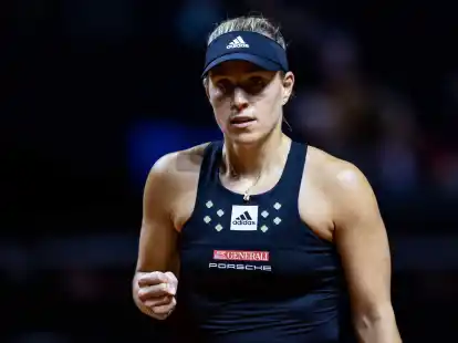 Angelique Kerber wird beim Turnier in Stuttgart aufschlagen.