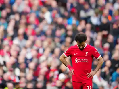 Die Liverpooler um Mohamed Salah kassierten gegen Crystal Palace eine &uuml;berraschende Heim-Niederlage.