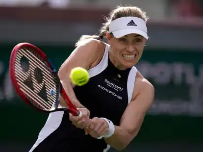 Angelique Kerber wird voraussichtlich am Mittwoch zu ihrem Erstrundenmatch in Stuttgart antreten.