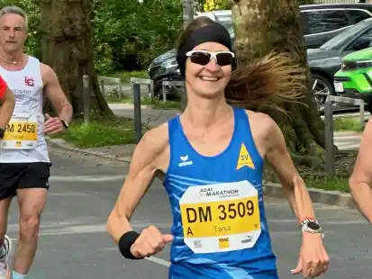 Tanja Lischewski zeigte beim Marathon in Hannover eine herausragende Leistung.