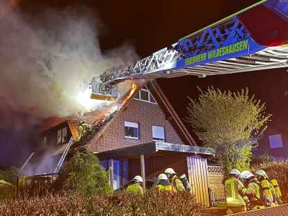 Ein Doppelhaus ist vergangene Woche in Wildeshausen in Brand geraten: Jetzt steht die Ursache fest.