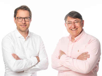 Die beiden Hochschulprofessoren Harald Schallner (links) und Hergen Pargmann haben das Oldenburger Start-up Companymind 2019 gegründet.