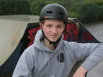 BMX-Fahrer Finn Lismann.