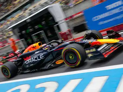 Red-Bull-Pilot Max Verstappen verpasste im Training und der Sprint-Quali in Shanghai die schnellste Runde.