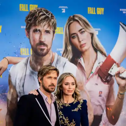 Ryan Gosling und Emily Blunt kommen zur Europapremiere des Films «The Fall Guy».