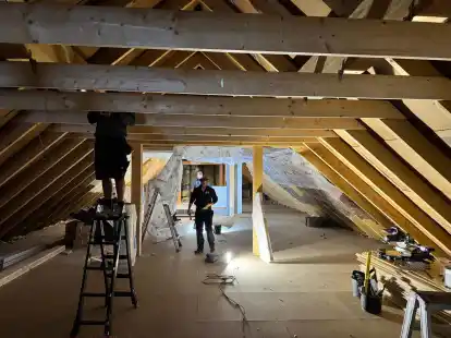 Ausbau in Eigenregie: Die Blue Lions aus Rastede m&uuml;ssen sich einen neuen Lagerraum einrichten.